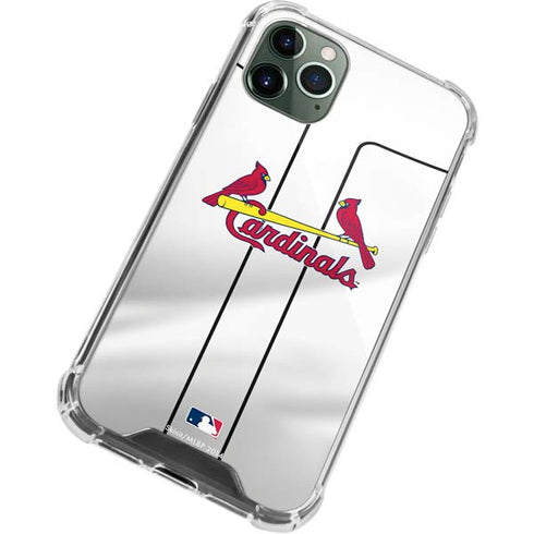 MLB St. Louis Cardinals Home Jersey iPhone 11 Pro Max Clear Case
