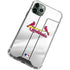 MLB St. Louis Cardinals Home Jersey iPhone 11 Pro Max Clear Case