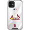 MLB St. Louis Cardinals Home Jersey iPhone 12 Clear Case