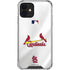 MLB St. Louis Cardinals Home Jersey iPhone 12 Mini Clear Case
