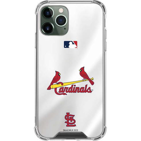 MLB St. Louis Cardinals Home Jersey iPhone 12 Pro Clear Case