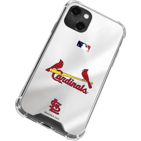MLB St. Louis Cardinals Home Jersey iPhone 14 Plus Clear Case