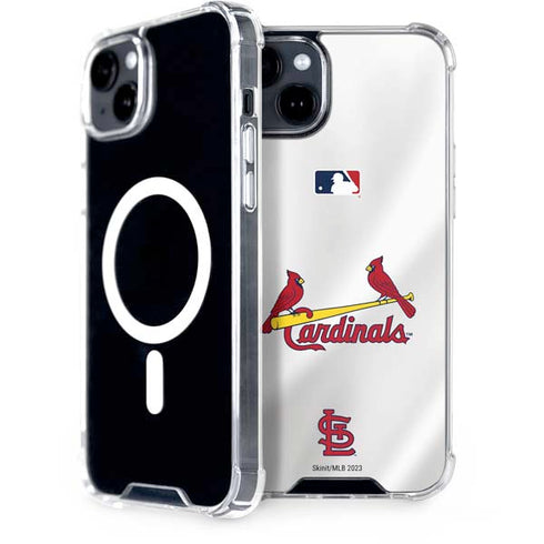 MLB St. Louis Cardinals Home Jersey iPhone 14 Plus MagSafe Case