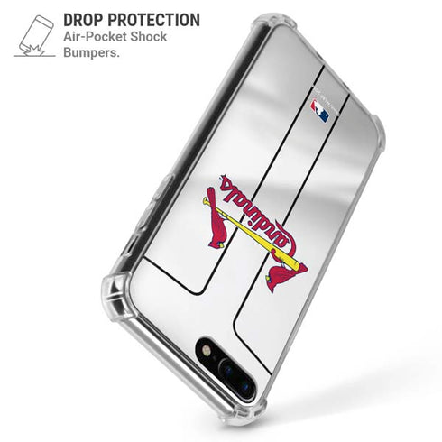 MLB St. Louis Cardinals Home Jersey iPhone 7/8 Plus Clear Case