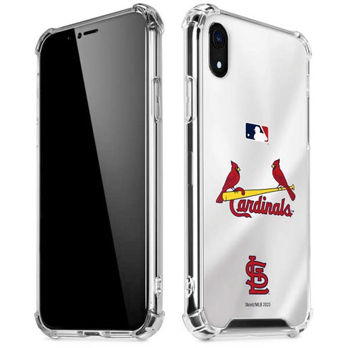 MLB St. Louis Cardinals Home Jersey iPhone XR Clear Case