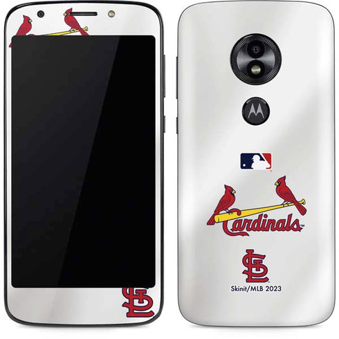 MLB St. Louis Cardinals Home Jersey Moto E5 Play Skin