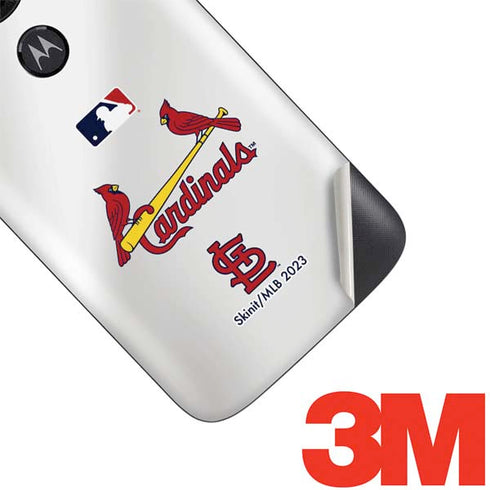 MLB St. Louis Cardinals Home Jersey Moto E5 Play Skin