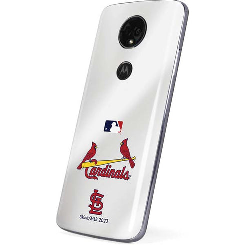 MLB St. Louis Cardinals Home Jersey Moto E5 Plus Skin