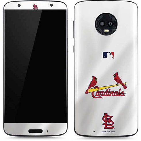 MLB St. Louis Cardinals Home Jersey Moto G6 Skin