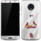 MLB St. Louis Cardinals Home Jersey Moto G6 Skin