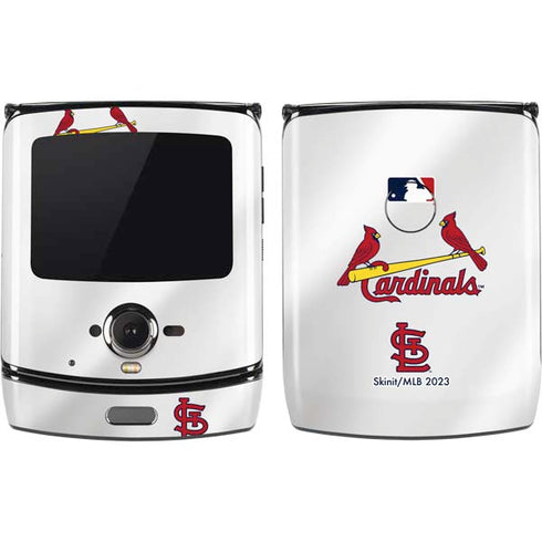 MLB St. Louis Cardinals Home Jersey Motorola RAZR Skin