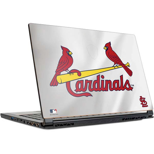 MLB St. Louis Cardinals Home Jersey MSI GS65 Stealth Laptop Skin