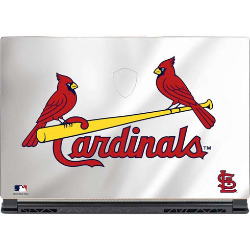 MLB St. Louis Cardinals Home Jersey MSI GS65 Stealth Laptop Skin
