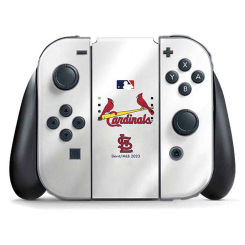 MLB St. Louis Cardinals Home Jersey Nintendo Switch (2017-2021) Joy-Con Controller Skin