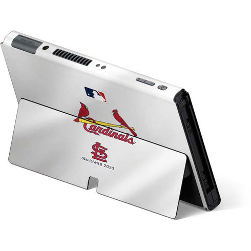 MLB St. Louis Cardinals Home Jersey Nintendo Switch OLED (2021) Skin
