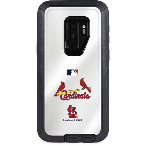MLB St. Louis Cardinals Home Jersey Otterbox Defender Galaxy Skin