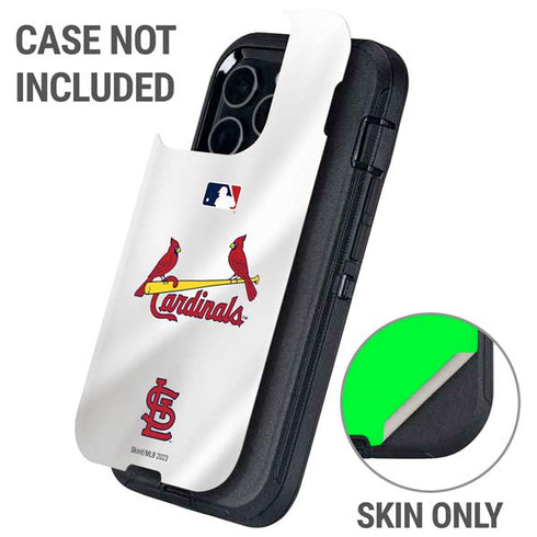 MLB St. Louis Cardinals Home Jersey Otterbox Defender iPhone Skin