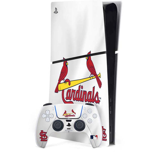 MLB St. Louis Cardinals Home Jersey PS5 Slim Digital Edition Bundle Skin