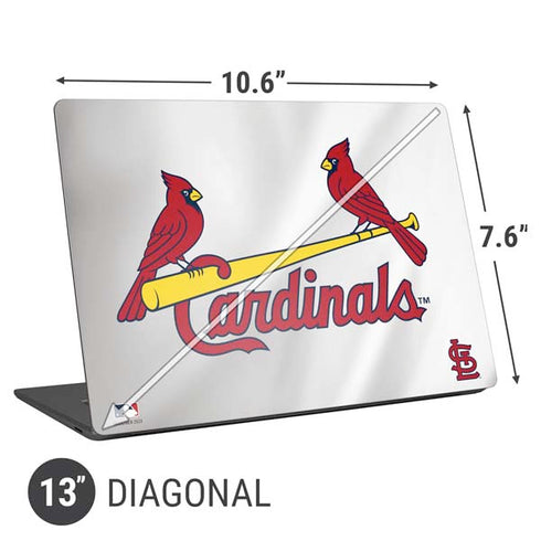 MLB St. Louis Cardinals Home Jersey Universal Laptop 13in (10.6 x 7.6in) Skin