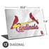 MLB St. Louis Cardinals Home Jersey Universal Laptop 13in (10.6 x 7.6in) Skin