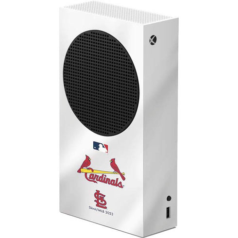 MLB St. Louis Cardinals Home Jersey Xbox Series S Console Skin