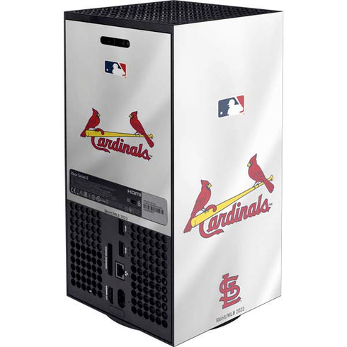MLB St. Louis Cardinals Home Jersey Xbox Series X Console Skin