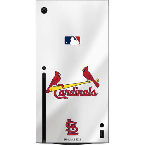 MLB St. Louis Cardinals Home Jersey Xbox Series X Console Skin