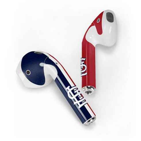 MLB St. Louis Cardinals Split Apple AirPods Skin