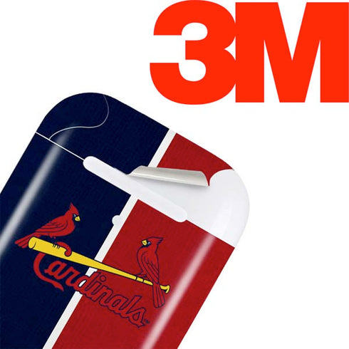 MLB St. Louis Cardinals Split Apple AirPods Skin