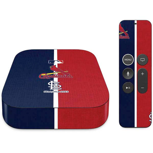 MLB St. Louis Cardinals Split Apple TV Skin