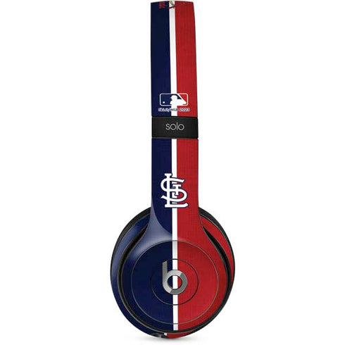 MLB St. Louis Cardinals Split Beats Solo 2 Wired Skin