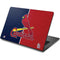 MLB St. Louis Cardinals Split Dell Chromebook Skin