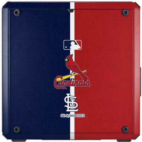 MLB St. Louis Cardinals Split Cooler Master MasterBox Q300L Mini Tower Skin
