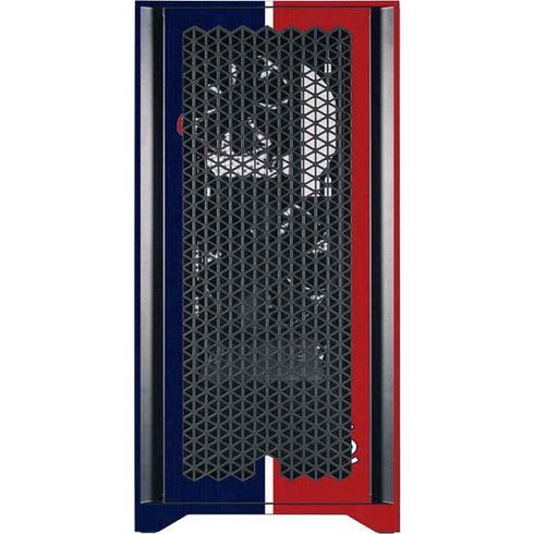 MLB St. Louis Cardinals Split Corsair 4000D Tempered Glass Mid-Tower ATX Case Skin