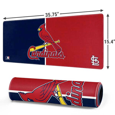 MLB St. Louis Cardinals Split Gaming Mouse Pad