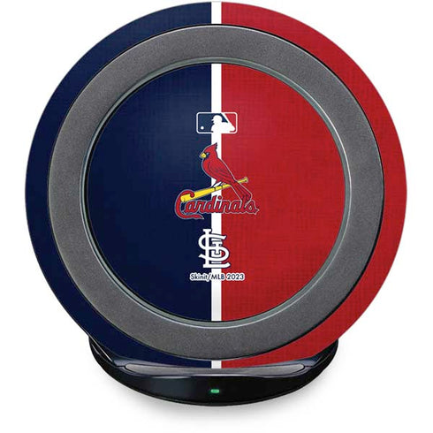 MLB St. Louis Cardinals Split Fast Charge Wireless Charging Stand Skin