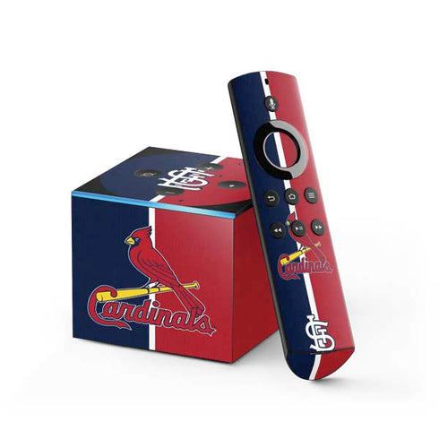MLB St. Louis Cardinals Split Fire TV Cube Skin