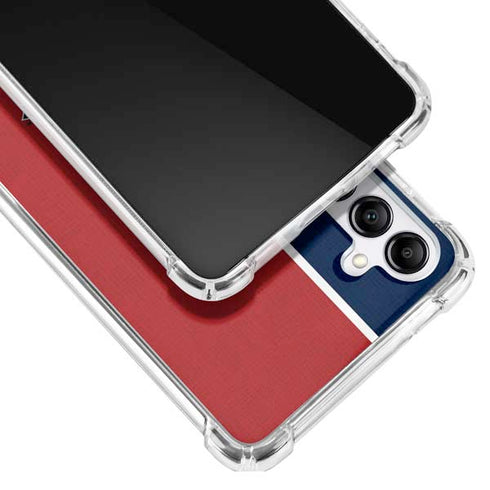 MLB St. Louis Cardinals Split Galaxy A14 5G Clear Case