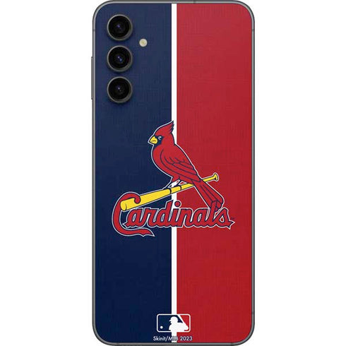 MLB St. Louis Cardinals Split Galaxy A14 5G Skin