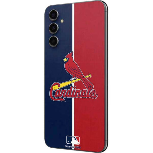 MLB St. Louis Cardinals Split Galaxy A14 5G Skin