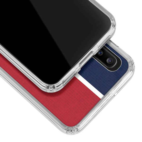 MLB St. Louis Cardinals Split Galaxy A20 Clear Case