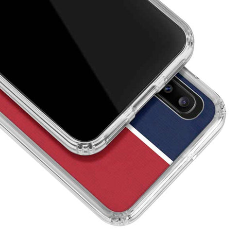 MLB St. Louis Cardinals Split Galaxy A30 Clear Case