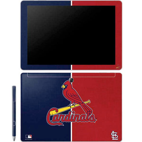 MLB St. Louis Cardinals Split Galaxy Book 12in Skin