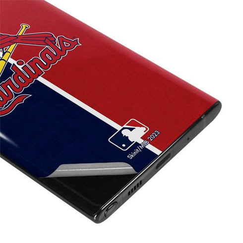 MLB St. Louis Cardinals Split Galaxy Note 10 Plus Skin