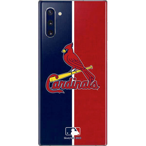 MLB St. Louis Cardinals Split Galaxy Note 10 Skin