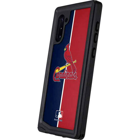 MLB St. Louis Cardinals Split Galaxy Note 10 Waterproof Case