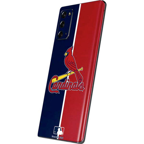 MLB St. Louis Cardinals Split Galaxy Note20 5G Skin