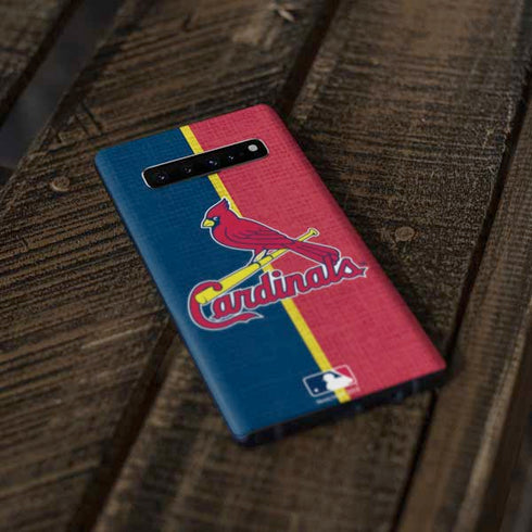 MLB St. Louis Cardinals Split Galaxy S10 Plus Skin