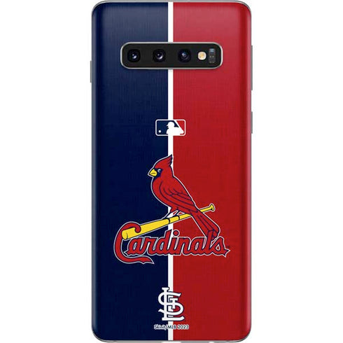 MLB St. Louis Cardinals Split Galaxy S10 Skin