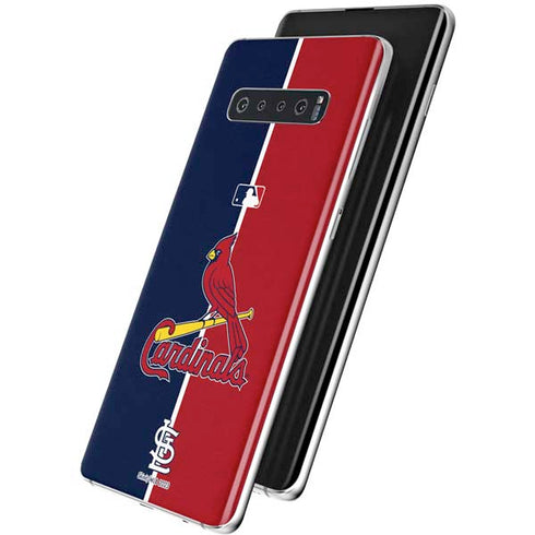 MLB St. Louis Cardinals Split Galaxy S10 Skin